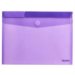 A4 folder with velcro closure, 12 folders in assorted colors