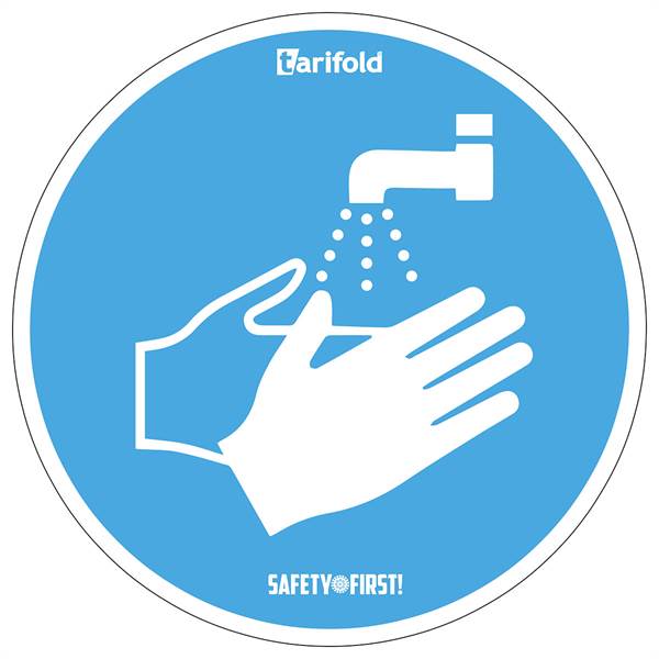 Adhesive Sticker, ‘Wash your hands’