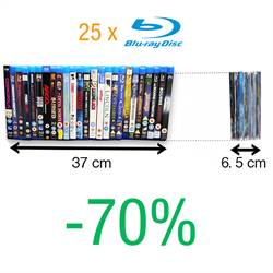 Double Blu-Ray sleeves with felt - 50 pcs.