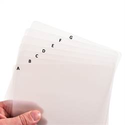 CD Dividers incl. labels with pre-printed genres - 24 pcs. 