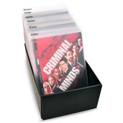 DVD Dividers incl. labels with pre-printed film genres - 16 pcs. 