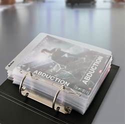 DVD Dividers with binder holes and labels with pre-printed film genres - 16 pcs. 