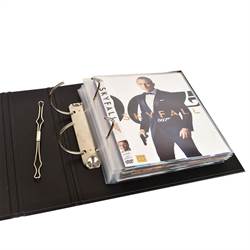 DVD sleeves with binder holes for DVD storage - 100 pcs.