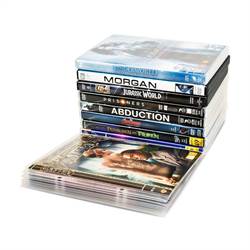 DVD sleeves with binder holes for DVD storage - 100 pcs.