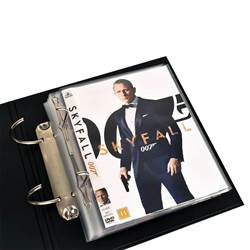 DVD sleeves with binder holes for DVD storage - 100 pcs.