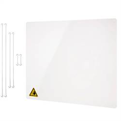 Hanging protective acrylic screen - 900 x 750 mm
