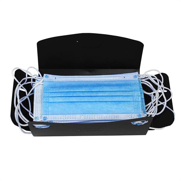 Face Mask Holder, Black 2 pcs.