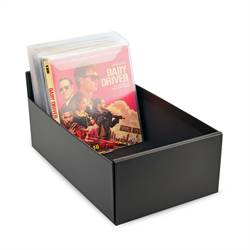 Storage box for DVD, CD and Blu-ray sleeves. Perfrect DVD storage solution