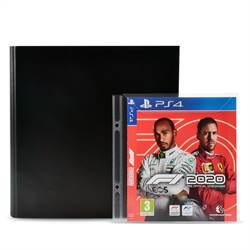 PS4 sleeves with binder holes, space for cover - 25 pcs.