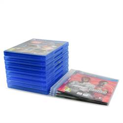 PS4 sleeves with binder holes, space for cover - 25 pcs.