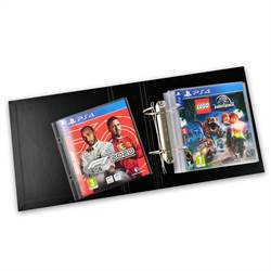 PS4 sleeves with binder holes, space for cover - 25 pcs.