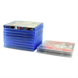 PS4 sleeves with binder holes, space for cover - 25 pcs.