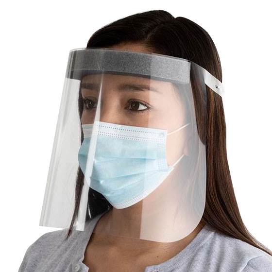 Protective face shield, “Comfort Plus”