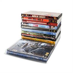 DVD sleeves for DVD storage - space for cover - 100 pcs.