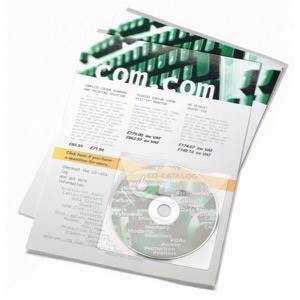 Self-adhesive CD/DVD Pockets with flap