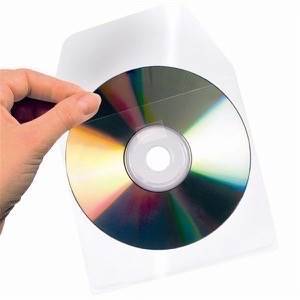 Self-adhesive CD/DVD Pockets with flap